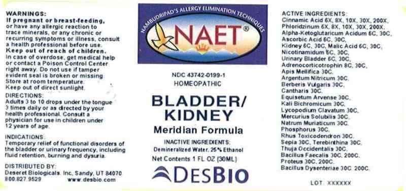 Bladder Kidney Meridian Formula